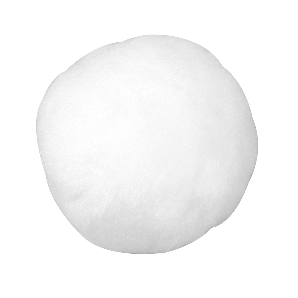 Pompons 38 mm Blanc