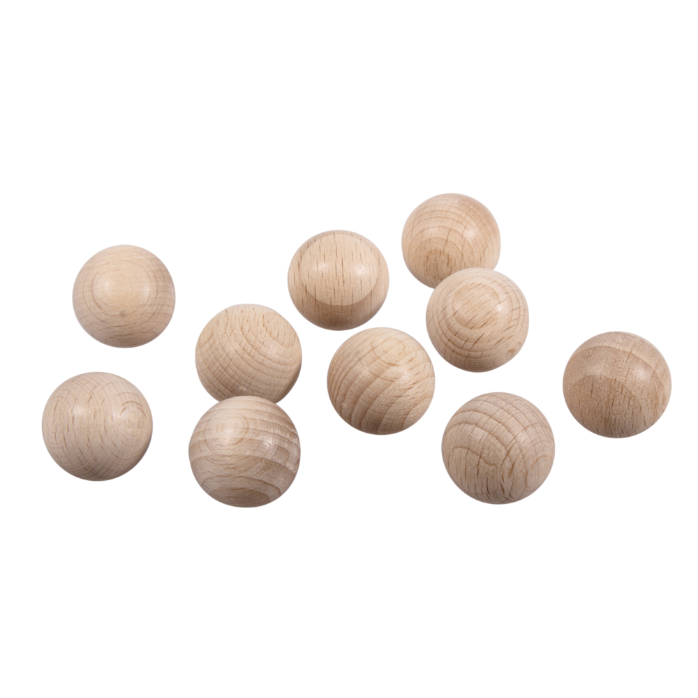Boule en bois 18 mm non percée