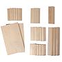 Kit Blocs + plaques en bois 30 pièces