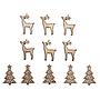 Miniatures Sapins et cerfs