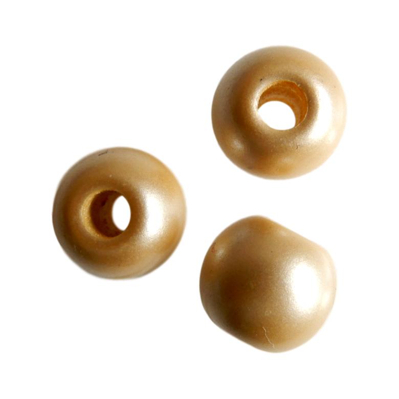 Boule 12 mm Sable nacré
